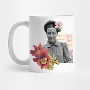 Simone and flowers Mug